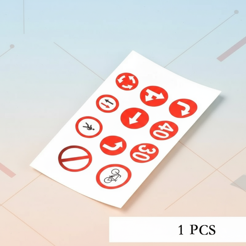 KidoTape – Kleurrijk & Handig – Verkeersweg Sticker Tape Set