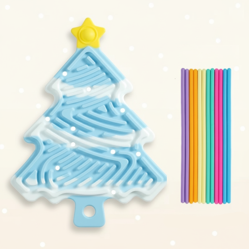 FidgetFrost – Speels & Zacht – Siliconen Busy Board