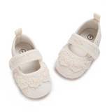 PrincessLace – Elegant & Schattig – Baby Schoentjes met Kant en Klittenbandsluiting