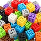 Cube Snap Blocks™ - Kleurrijke Kubuspret - Bouwblokjes