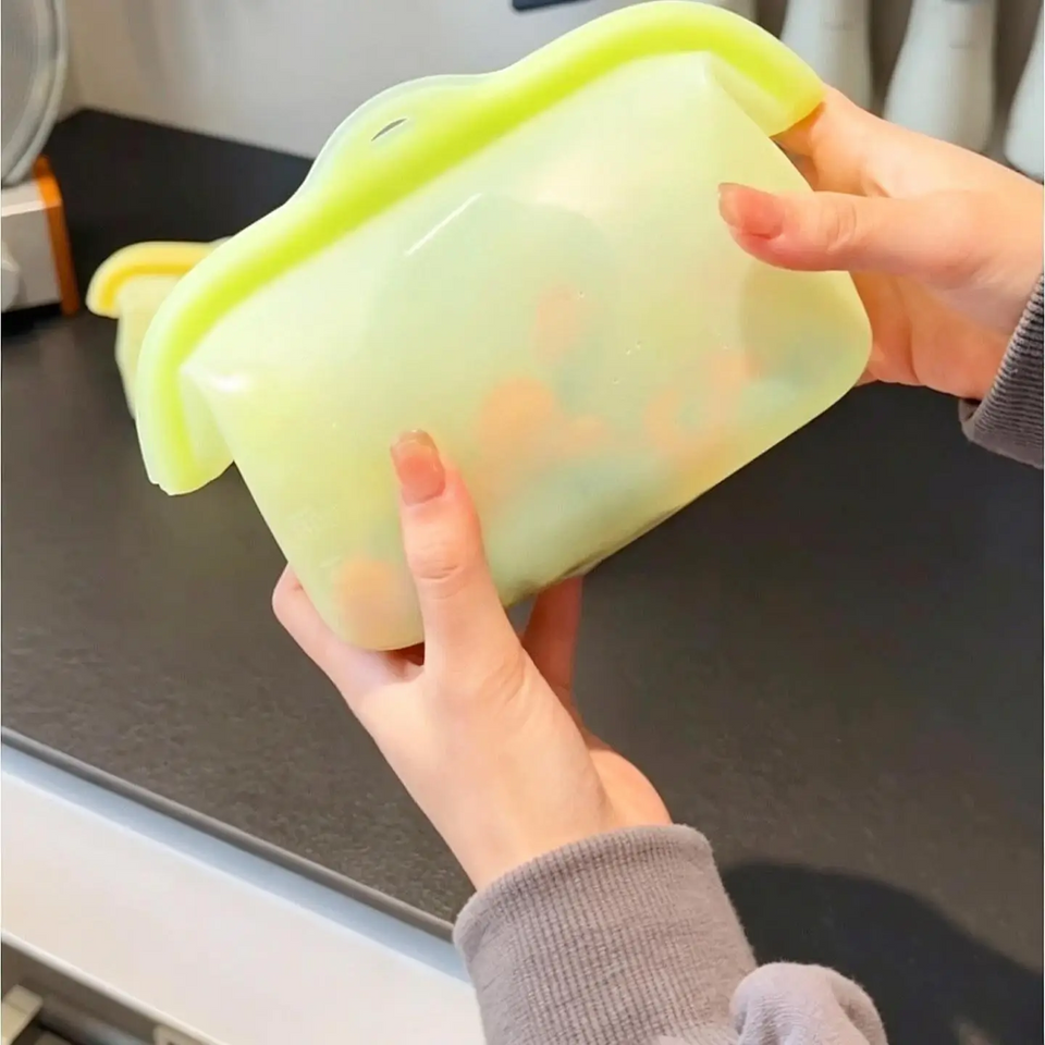 MealSaver – Praktisch & Herbruikbaar – Siliconen Bewaarzak voor Voedsel