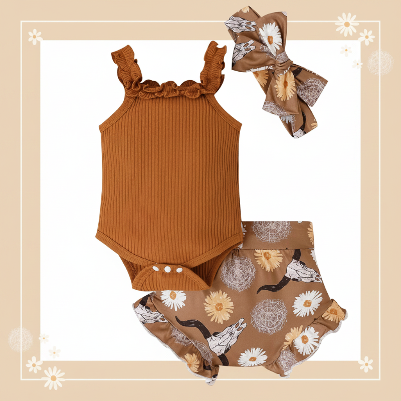 Baby Girl Summer Outfit – Schattig & Luchtig – Baby Kleding Set