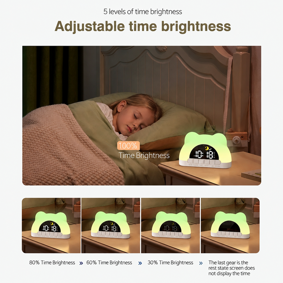 TinySunrise – Zacht & Functioneel – Digitale Wekker met Zonsopganglicht