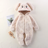 CozyBear – Zacht & Warm – Baby Onesie met Dieren Capuchon