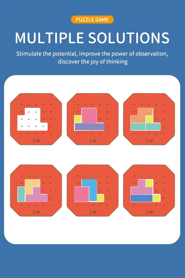 Logic Blocks™ – Kleur & Creativiteit – Geometrische Puzzel