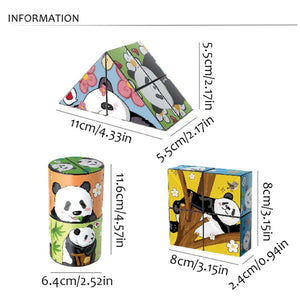 Panda Puzzle™ - educatief vermaak - Puzzelkubus