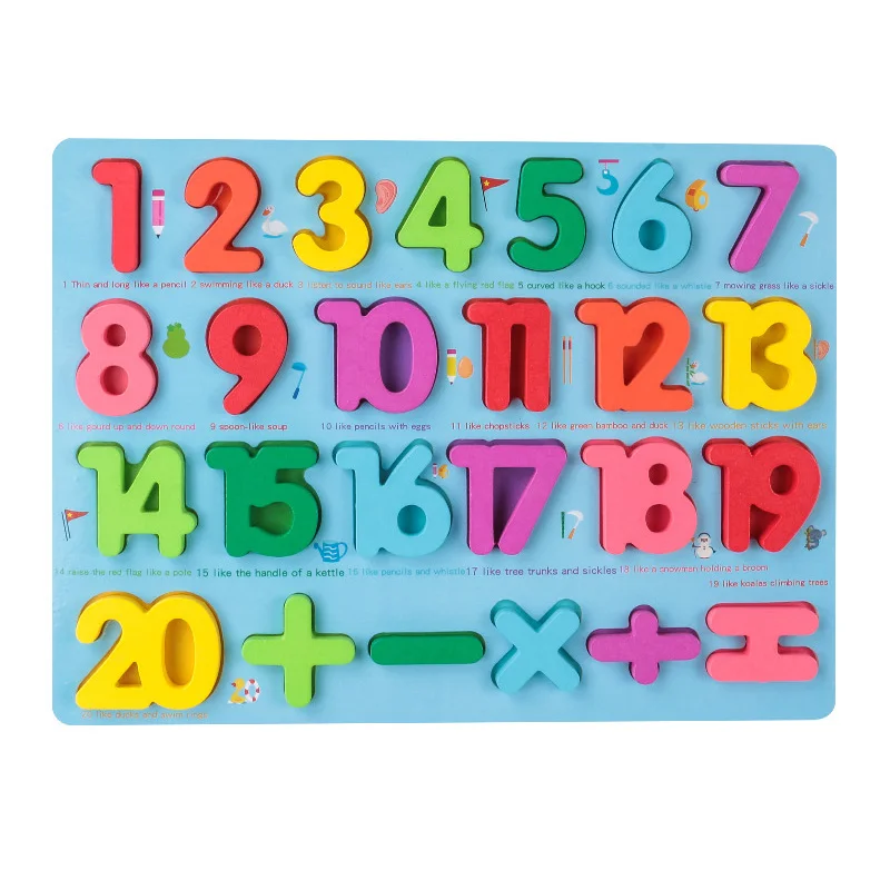 SmartBoard – Kleurrijk & Educatief – Montessori Cijfer & Letter Leerpuzzel