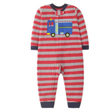 WarmBuddy – Schattig & Zacht – Baby Jumpsuit van Fleece met Cartoonprint