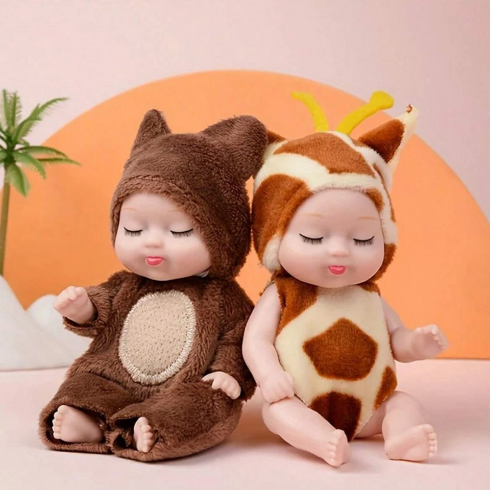 LittleDolly – Cute & Cozy – Baby Doll in a Cheerful Animal Costume