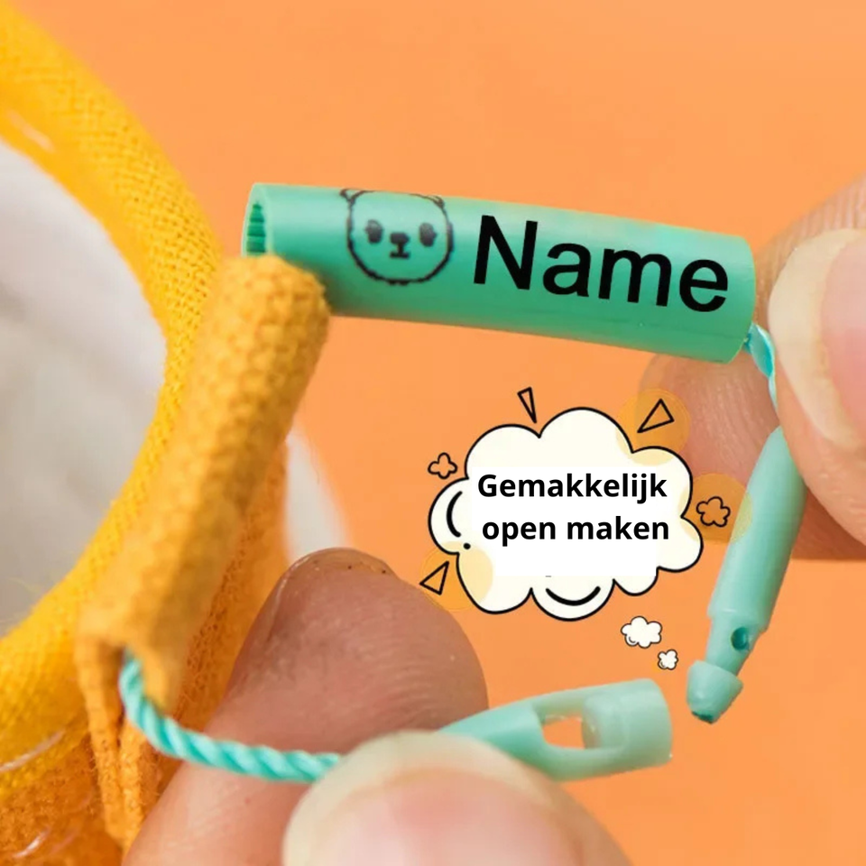TagBuddy – Veilig & Persoonlijk – Gepersonaliseerd Naam Label