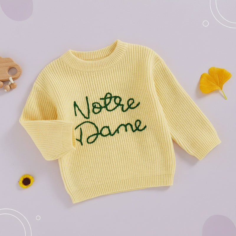 WarmWeave – Comfortabel & Speels – 'Notre Dame' Trui