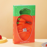 MiniMeal – Veilig & Antislip – Siliconen Peuterbord Set met Bestek