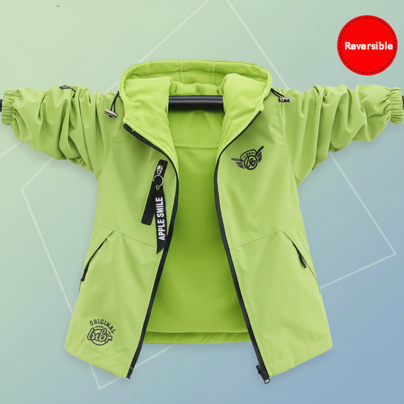 Reversible Kids Jacket – Waterdicht & Winddicht – Lichtgewicht Jas