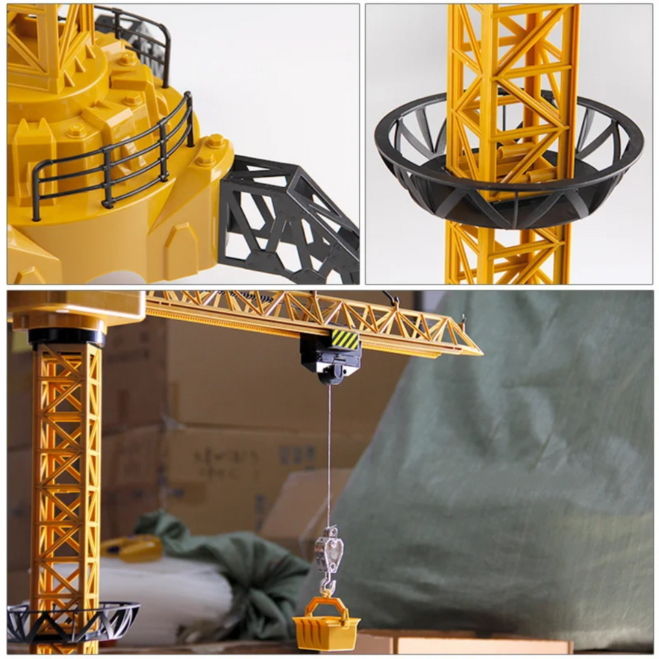 CranePro – Interactief & Realistisch – RC Torenkraan Speelgoed