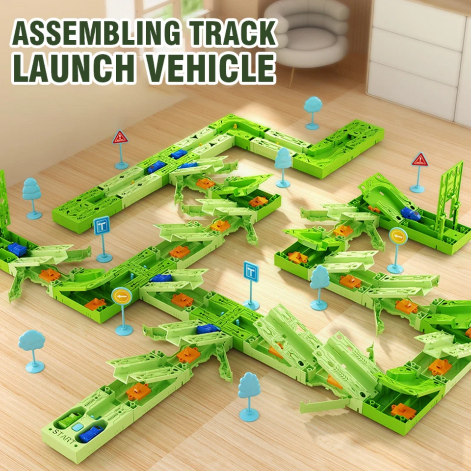 GravityRacer – Leerzaam & Leuk – DIY Voertuigen Track Set
