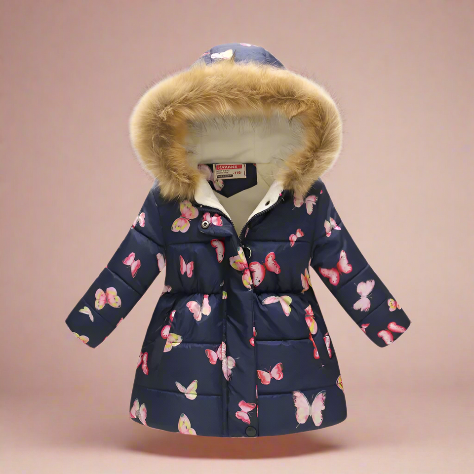 CozyTrend – Elegant & Knus – Gewatteerde Winterjas voor meisjes