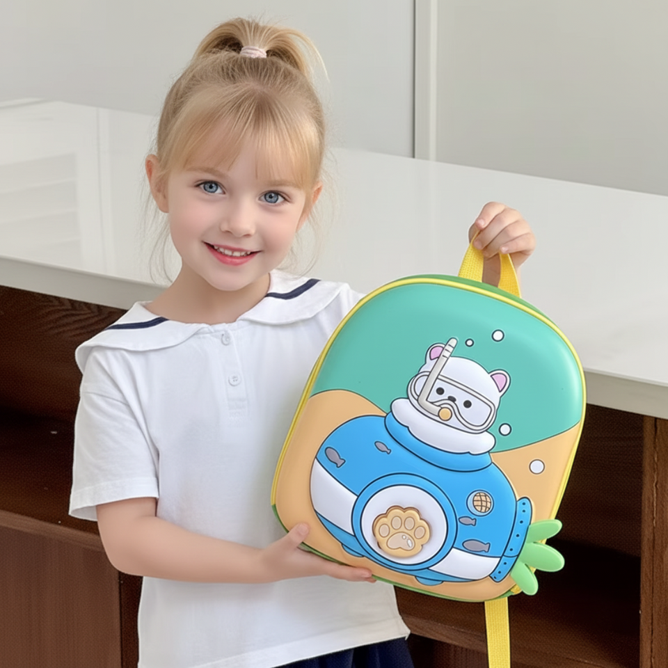 KiddoPack – Schattig & Praktisch – Kinder Rugzak met Lichtgevende Poot