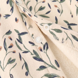 FloraCozy – Zacht & Warm – Baby Meisjes Winterromper met Bloemen