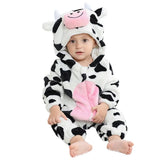 Mini Fashion - Duurzaam & Wasbaar - Dieren Romper Onesie (0-24 maanden)