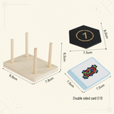 LogicStack – Slim & Educatief – Vorm- en Nummer Sorteerspel