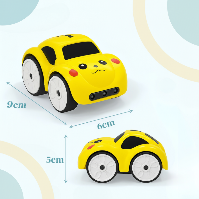 TinyRacer – Tekenplezier & Slim Rijden – Autonome Cartoon Auto