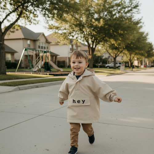 Mini Fashion – Weerbestendig & Licht – Windjas met Capuchon