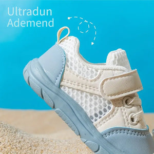 TinySteps - Natuurlijk & Veilig - Barefoot Babyschoenen Blauw