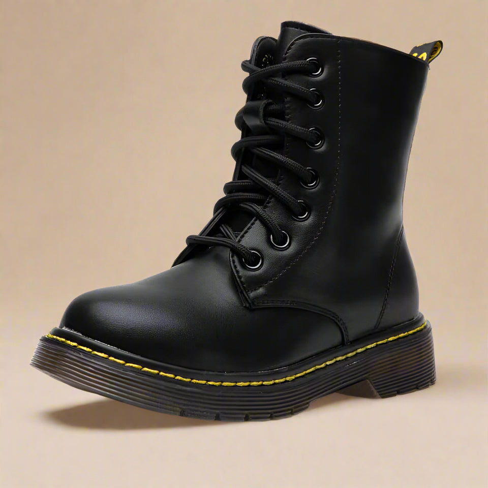 BlackLine – Sterk & Comfortabel – Lace-Up Combat Boots
