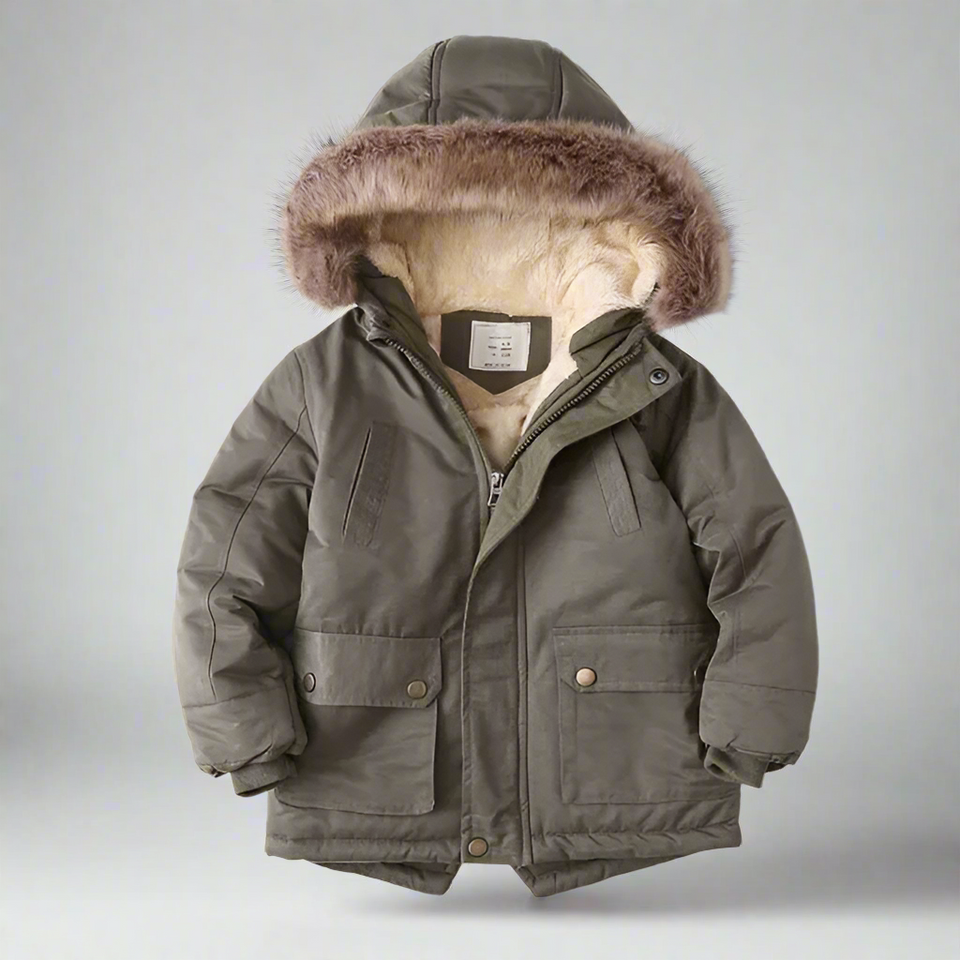 CozyTrend – Elegant & Warm – Parka Winterjas met Bontkraag