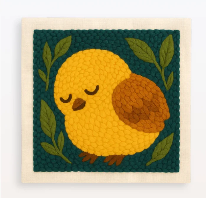 ThreadArt – Handgemaakt & Kleurrijk – Dieren Borduurset