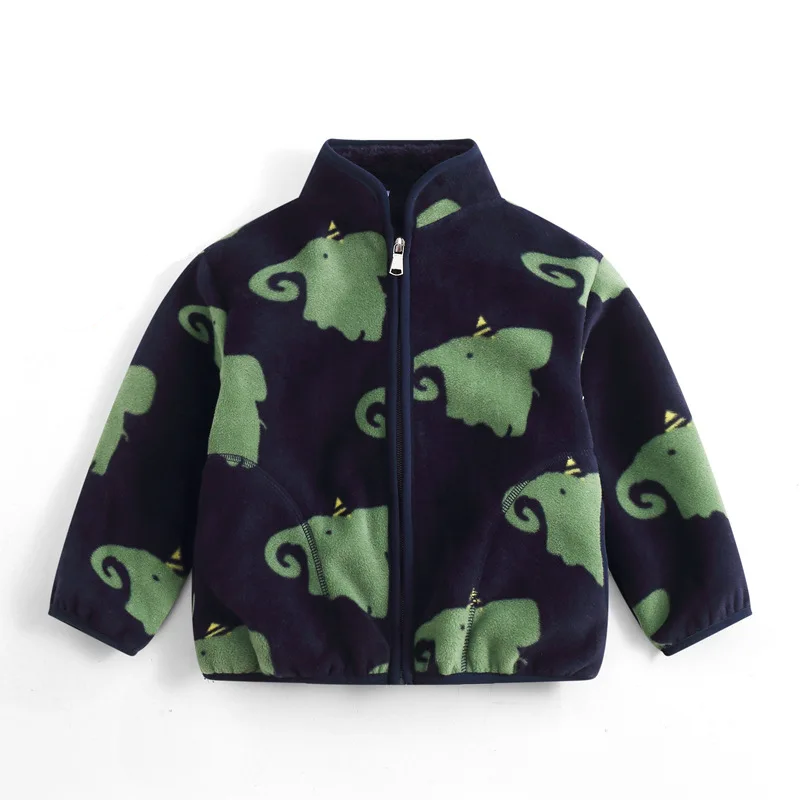 CozyFleece – Zacht & Speels – Warme Kinderjas met Cartoonprint