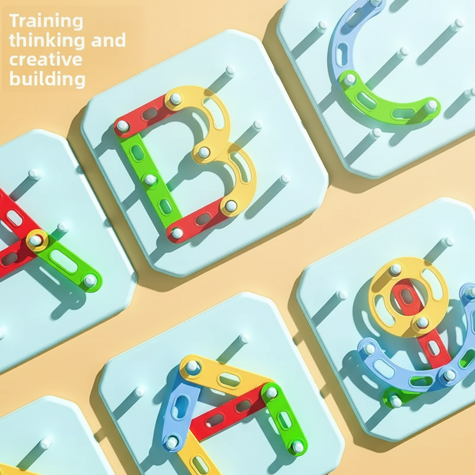 ShapeGenius – Creatief & Educatief – Geometrisch Pegboard Puzzel