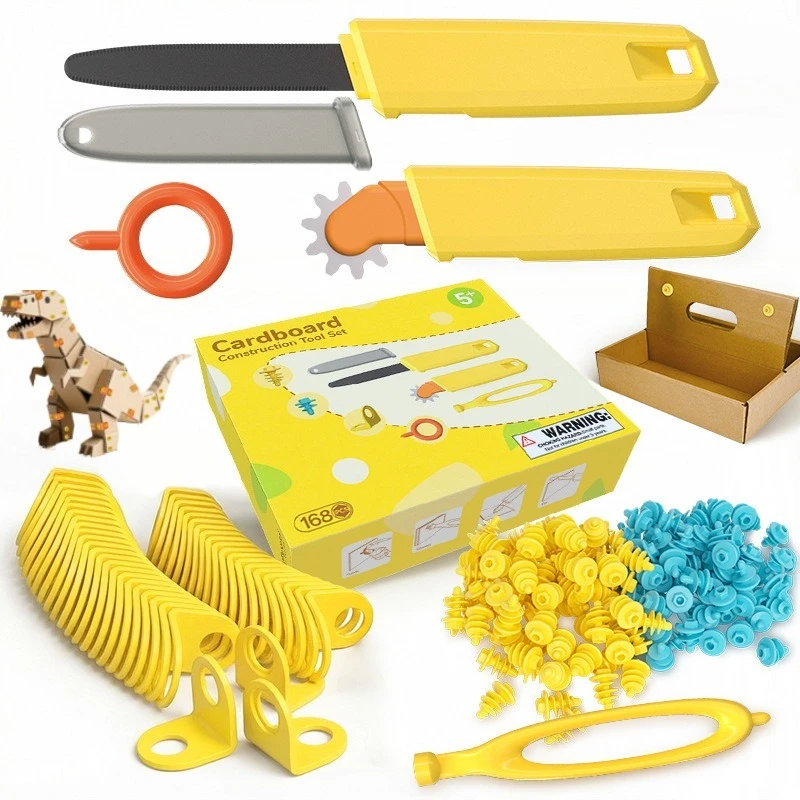 CardboardMaster – Speels & Ontwikkelend – Knutsel Bouwpakket voor Karton