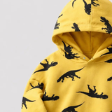 DinoStyle – Warm & Ademend – Hoodie met Triceratops Print
