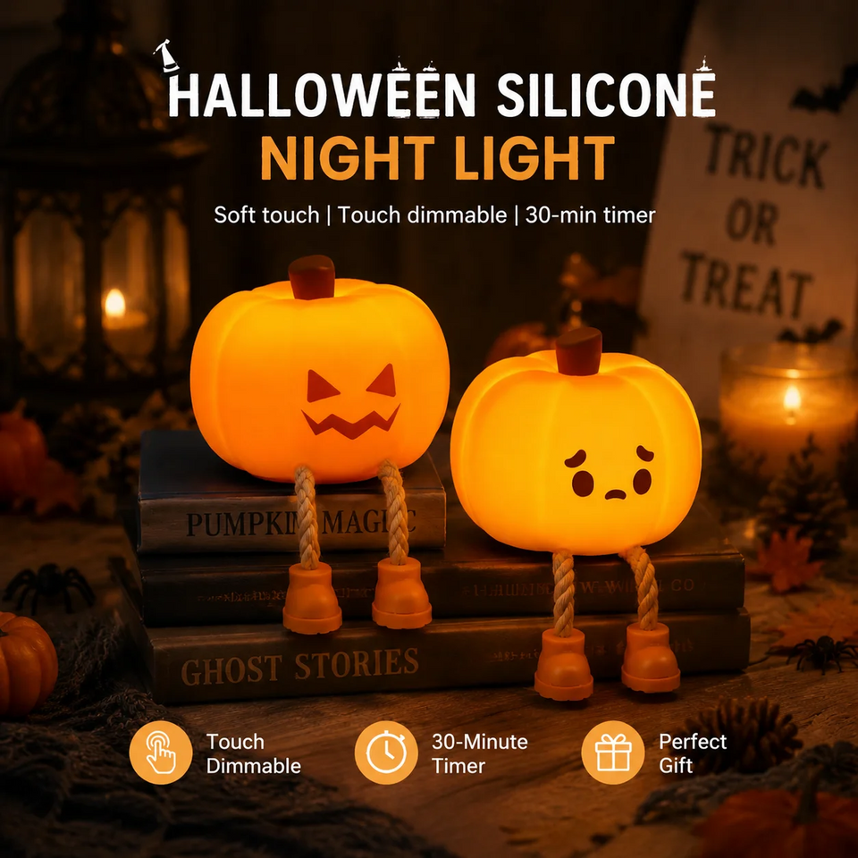 SpookyGlow – Schattig & Sfeervol – Halloween Nachtlampje