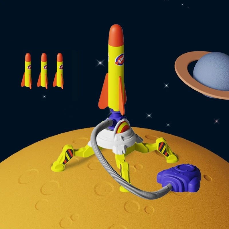 Air Rocket - Spring & Lanceer - Raket Speelgoed