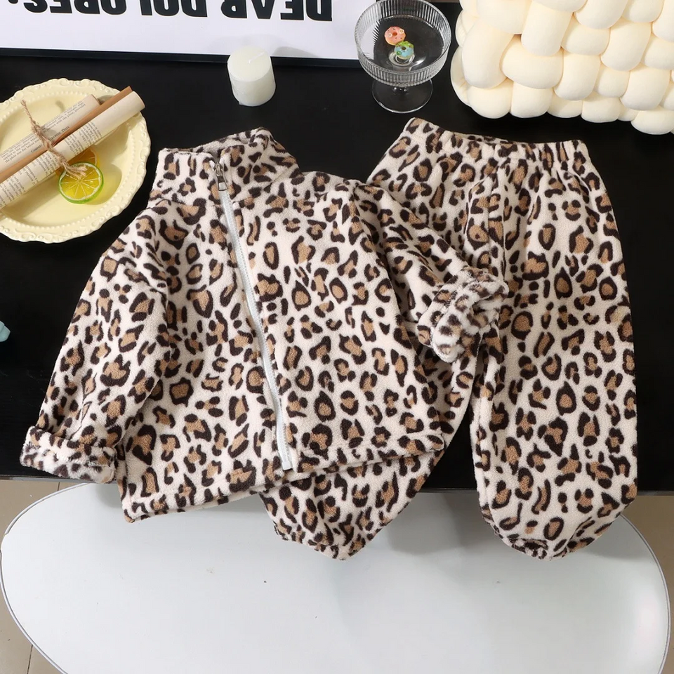 PlushBuds – Warm & Schattig – Pluche Kinder Set met Schattige Prints
