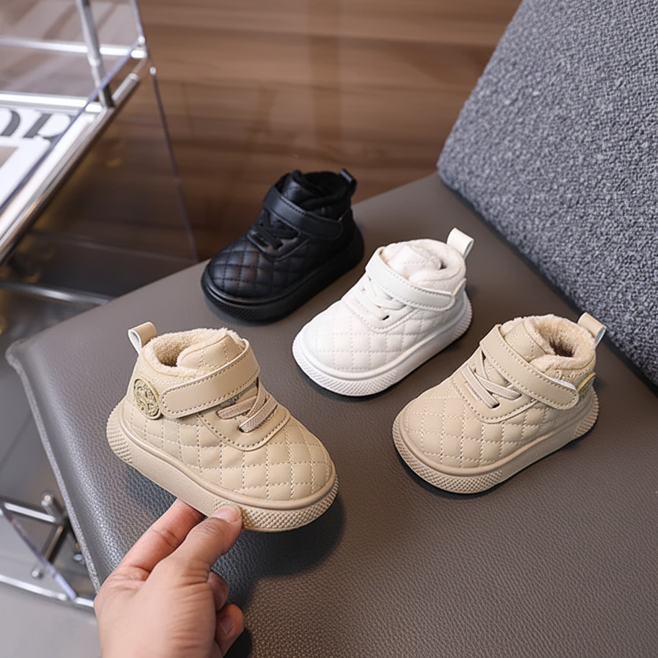 WarmWalk – Comfortabel & Trendy – Kinder Winterlaarzen met Pluche Voering