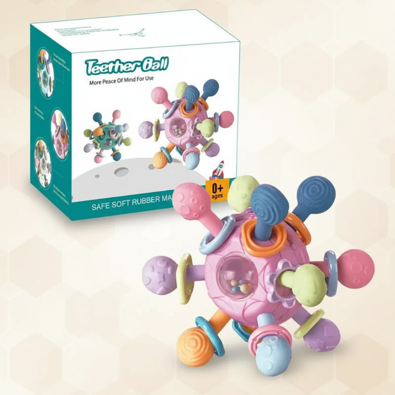 CalmChew – Zacht & Veilig – 3-in-1 Siliconen Bijtring