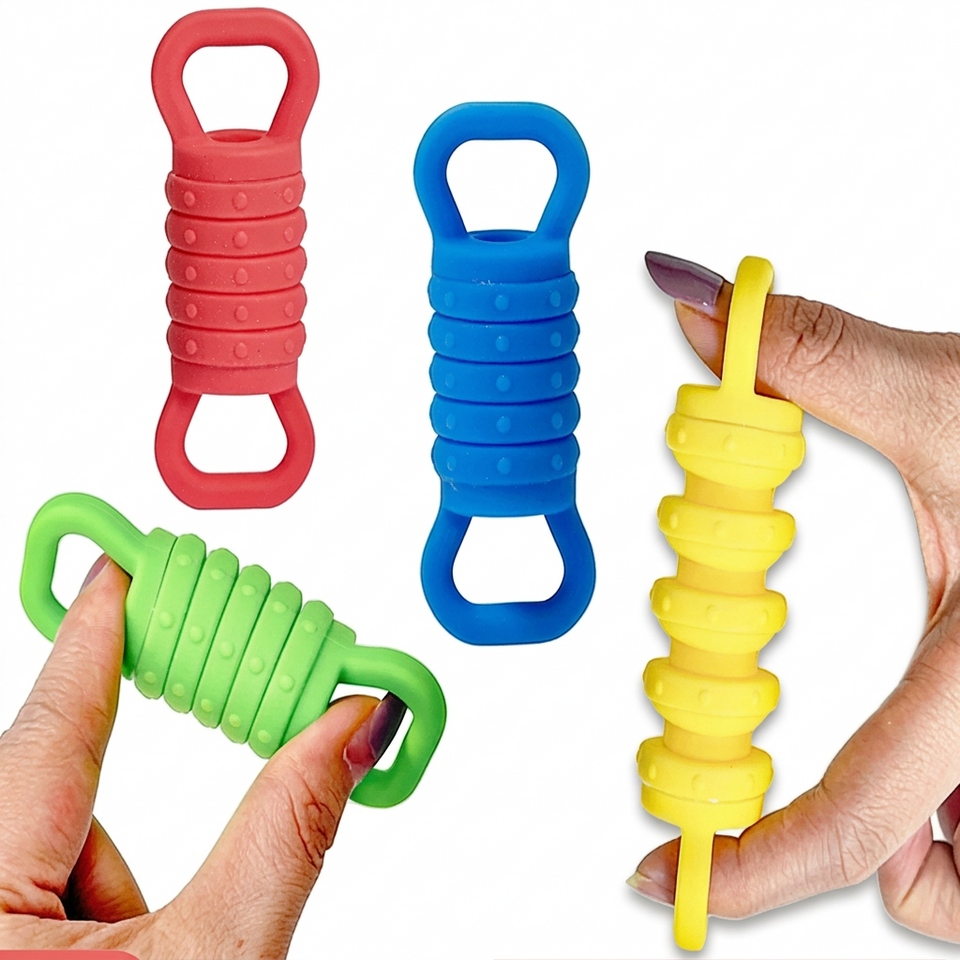 Plungy – Rekbaar & Sensorisch – Siliconen Fidget Speelgoed (Set van 4)