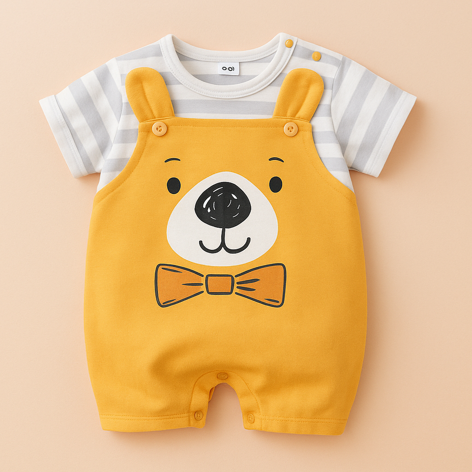 Mini Fashion™ - Comfort Voor Elke Nacht - Pyjama Bodysuit korte mouwen