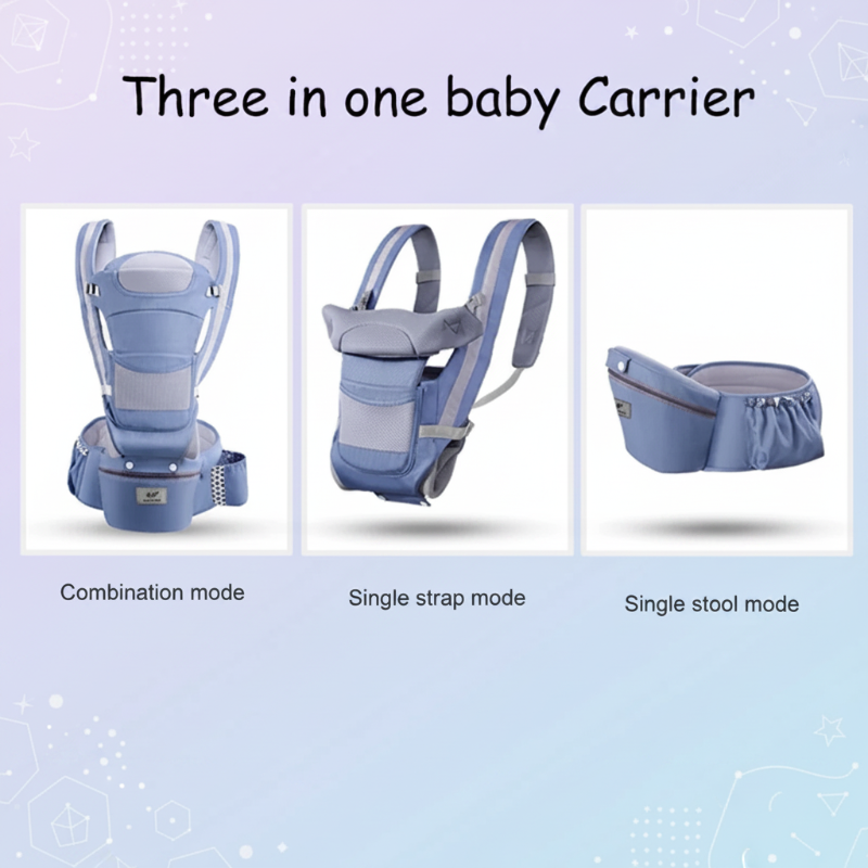 CozyCarry – Handig & Verstelbaar – 3-in-1 Kinder Draagzak