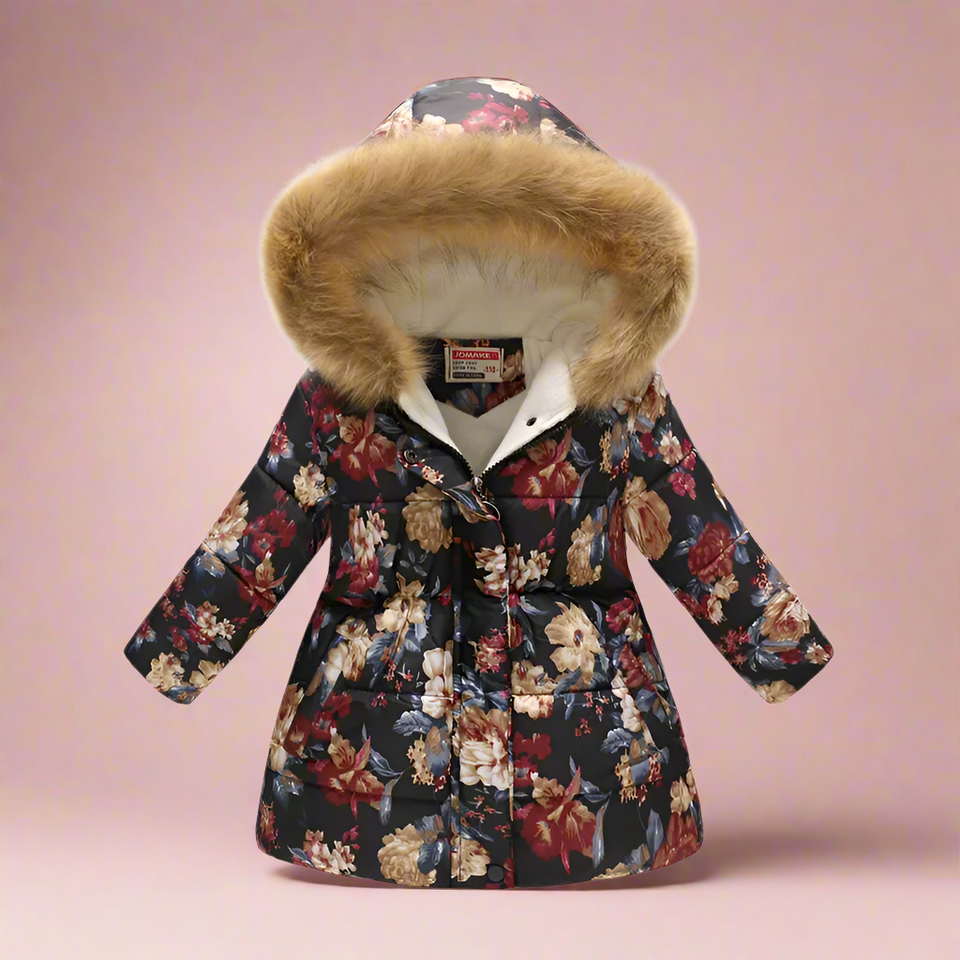 CozyTrend – Elegant & Knus – Gewatteerde Winterjas voor meisjes