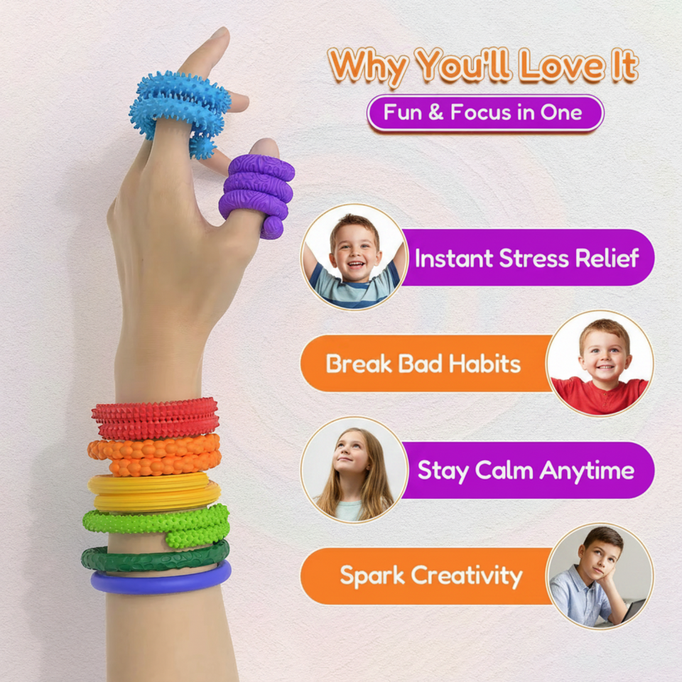 SensoryFlex – Rustgevend & Interactief – Sensorische Fidget Sticks