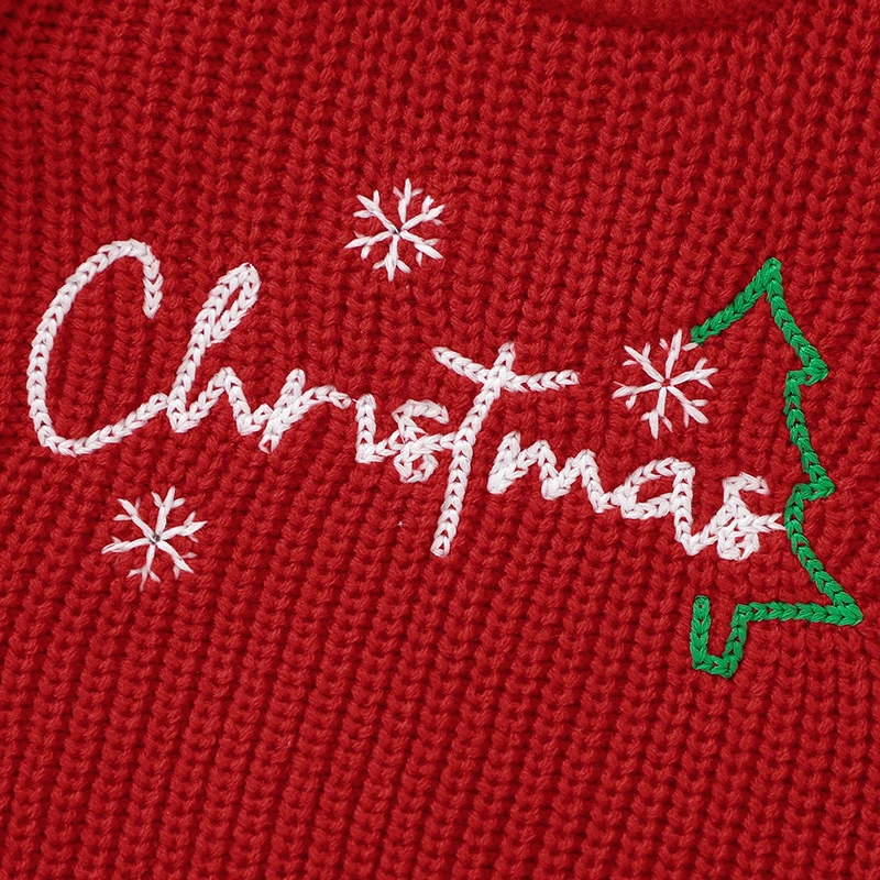 JoyKnit – Knus & Warm - Kersttrui met tekst