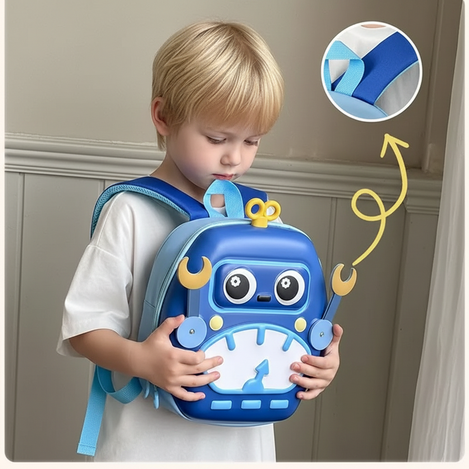 MiniBot – Stoer & Praktisch – Kinder Rugzak met Robot Design
