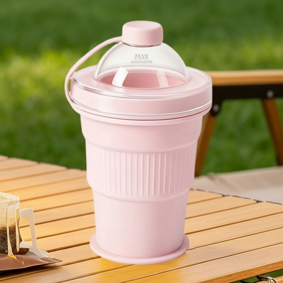 FlexiCup – Praktisch & Draagbaar – Opvouwbare Siliconen Drinkbeker