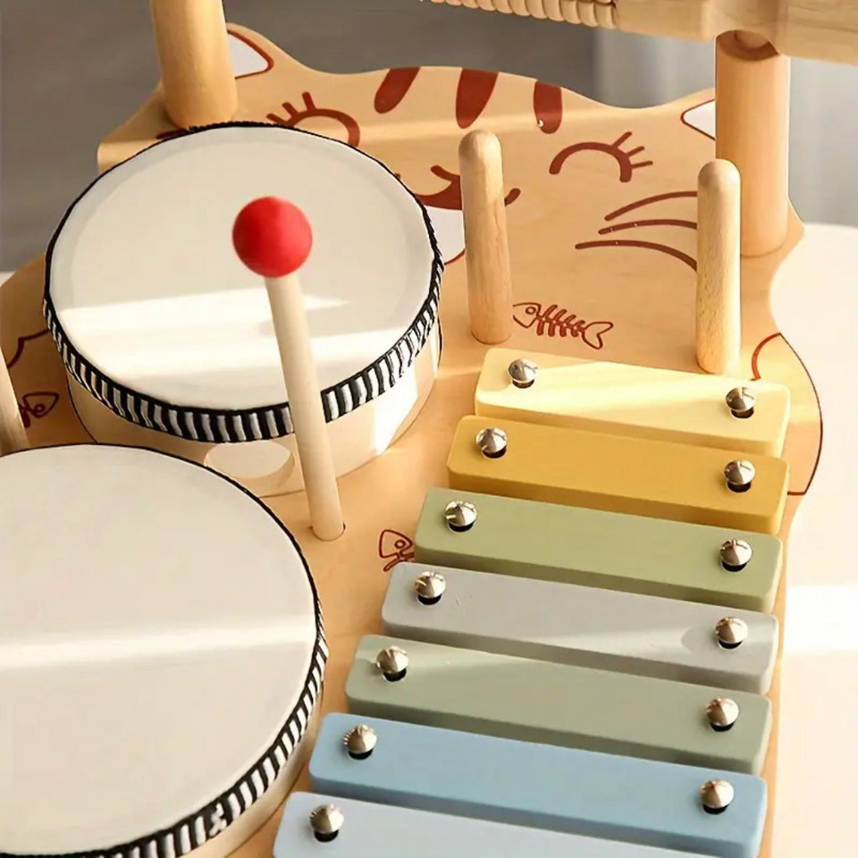 TinyBeats – Speels & Muzikaal – Houten Drumstel