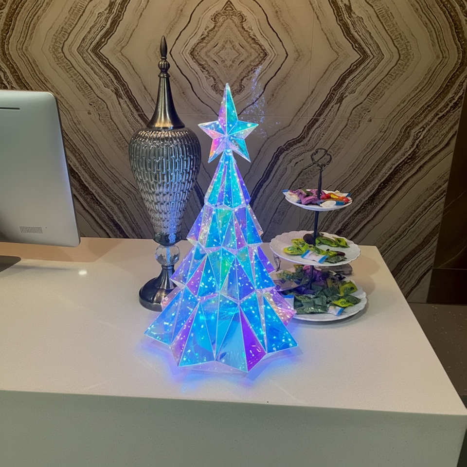 CrystalGlow – Feestelijk & Sfeervol – Decoratieve LED Kerstboom