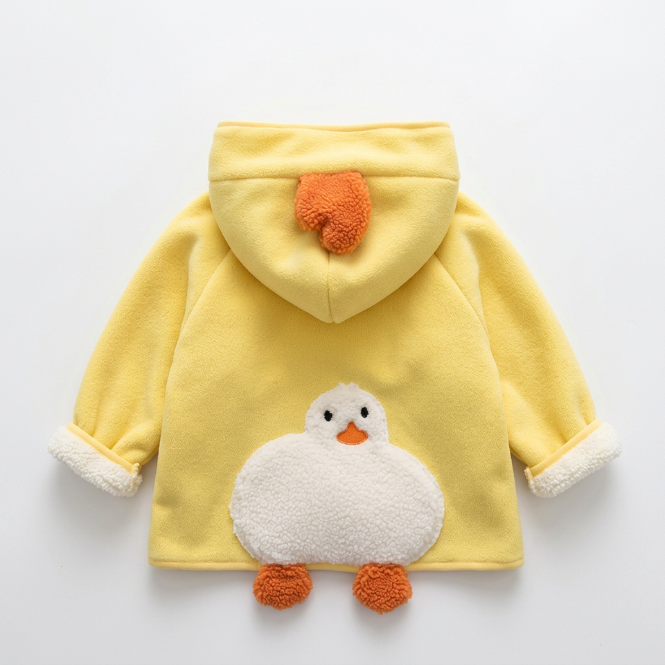 WinterBuddies – Warm & Schattig – Kinder Winterjas met Dierenprint